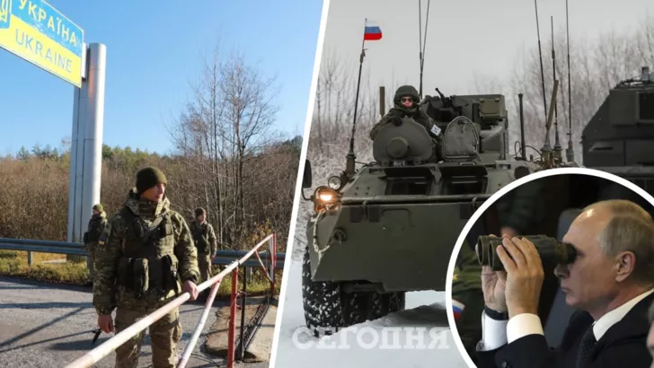 Вторжение армии России в Украину может произойти в конце января. Фото: коллаж "Сегодня"