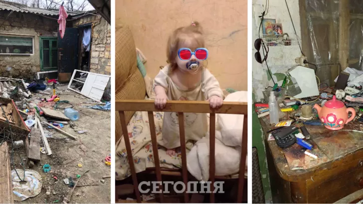 В Одесі маленькі дівчатка жили з горе-батьками. Фото: колаж "Сьогодні"