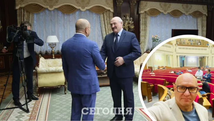 Євген Шевченко навесні побував у гостях у диктатора Лукашенка / Колаж "Сьогодні"