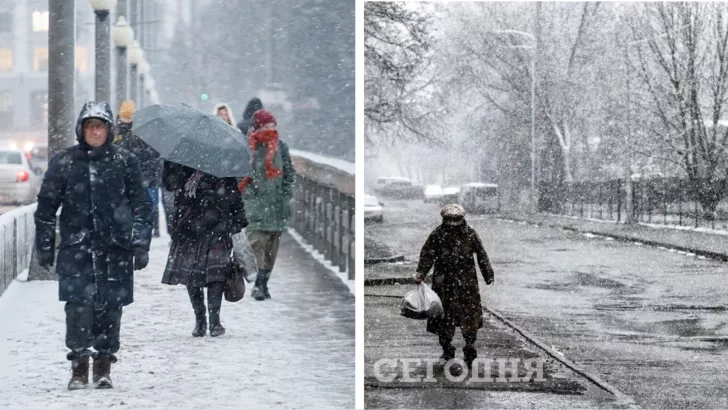 Погода в Києві на 25 грудня / Колаж "Сьогодні"