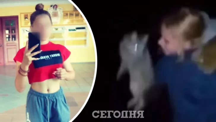 В Харьковской области девочка издевалась над котом