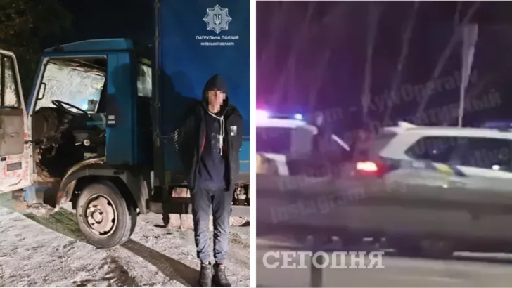 В Киевской области подросток угнал авто. Фото: коллаж "Сегодня"
