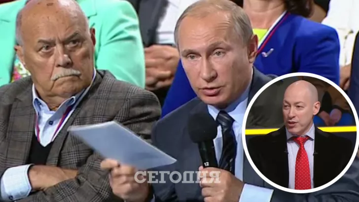Говорухін (ліворуч) таємно від Путіна дзвонив в Україну. Колаж "Сьогодні"