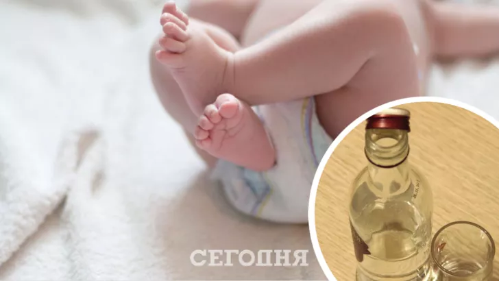 В Днепропетровской области от алкоголя умер ребенок. Фото: коллаж "Сегодня"
