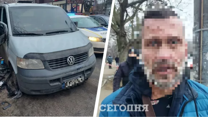 В Одессе пьяный мужчина сбил патрульного. Фото: коллаж "Сегодня"