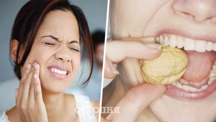 Колоть зубами горіхи чи насіння - шкідливі звички, від яких стираються зуби