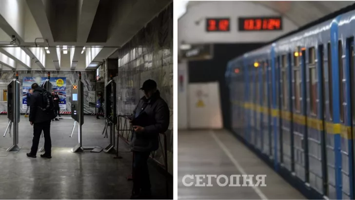 В метро Киева произошла драка.