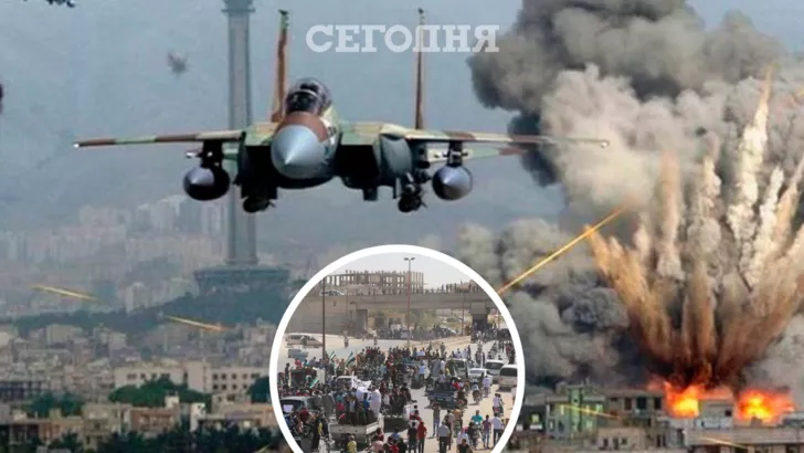 Россия снова взялась бомбить мирных жителей. Коллаж "Сегодня"
