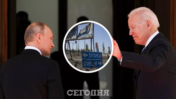 Путин и Байден могут заключить сделку по Украине. Коллаж "Сегодня"