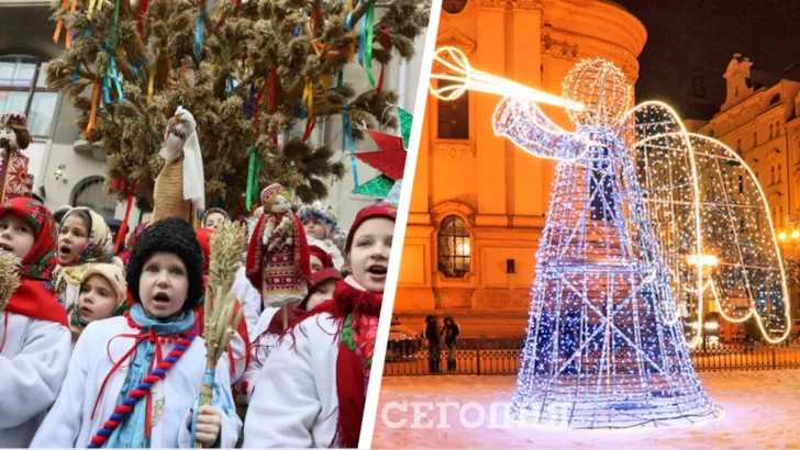 У Львові підготувалися до Різдва. Фото: колаж "Сьогодні"