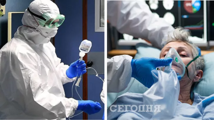 В Украине из-за COVID-19 за минувшие сутки госпитализировали 1 866 человек / Коллаж "Сегодня"