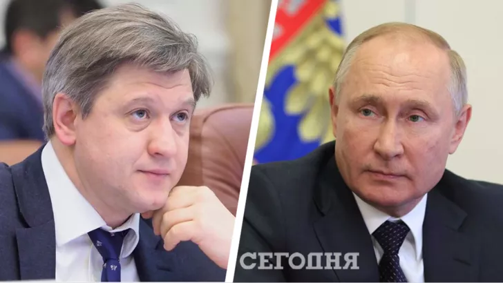Александр Данилюк (слева) и Владимир Путин (справа). Фото: коллаж "Сегодня"