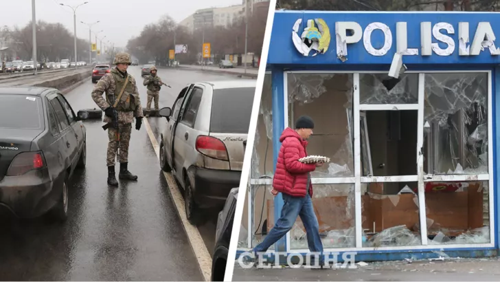 Казахстан возвращается к обычной жизни и начинает подсчитывать количество жертв / Фото Reuters / Коллаж "Сегодня"