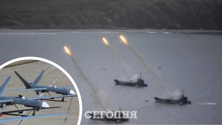 Російські військові відпрацьовували відбиття атаки дронів / Колаж "Сьогодні"