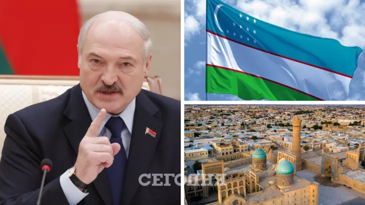 Лукашенко предупредил власти Узбекистана. Коллаж "Сегодня"