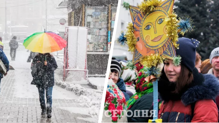 В Україні очікуються сильні морози. Фото: колаж "Сьогодні"