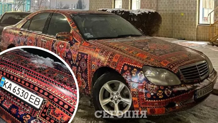 В Киеве заметили необычное авто