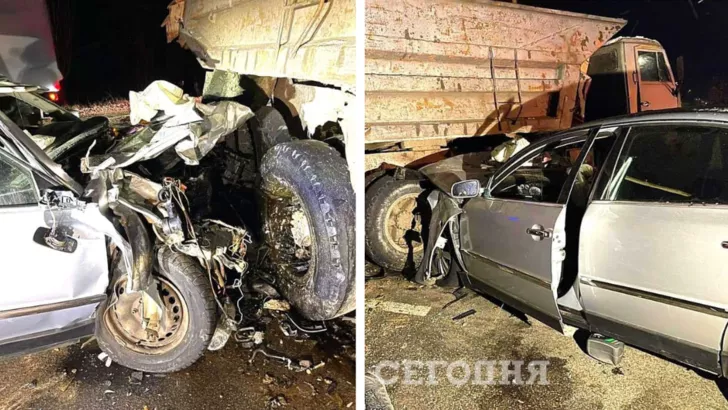 Правоохранители выясняют все обстоятельства аварии/Фото: полиция Киевской области, коллаж: "Сегодня"