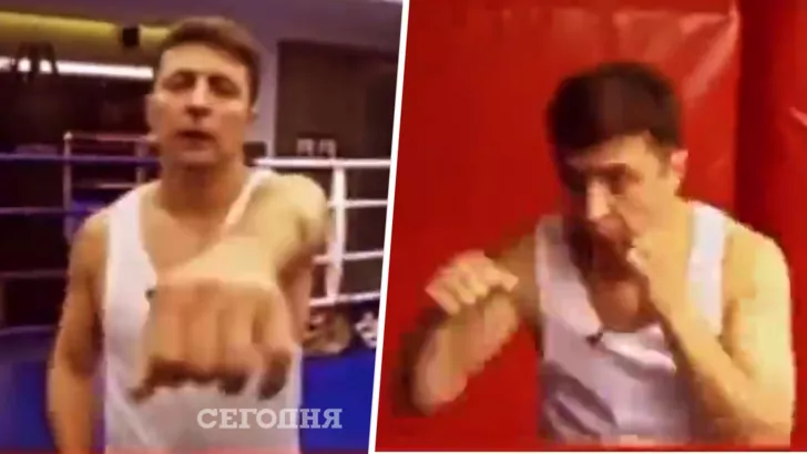 Владимир Зеленский на ринге