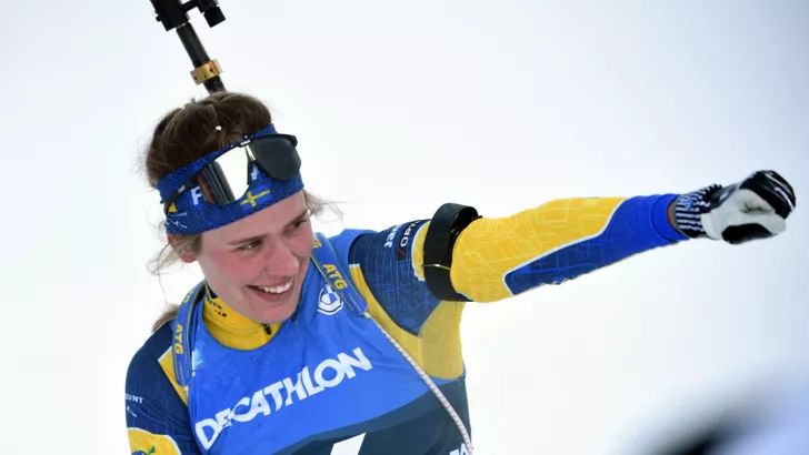 Эльвира Эберг стала победительницей спринтерской гонки в Рупольдинге