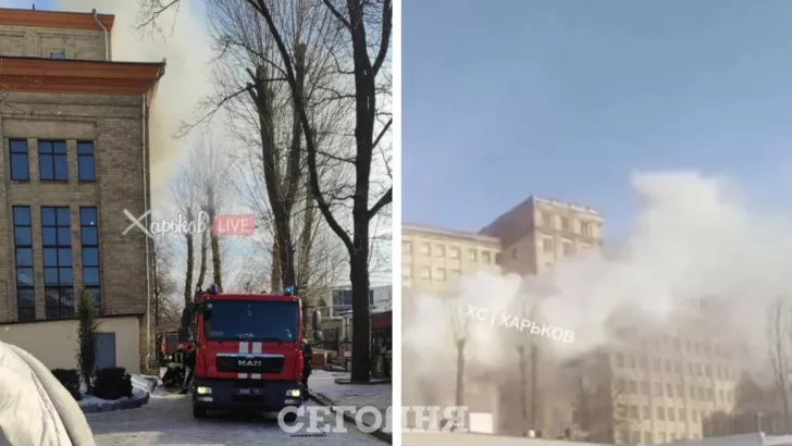 У Харкові розпочалася пожежа в університеті