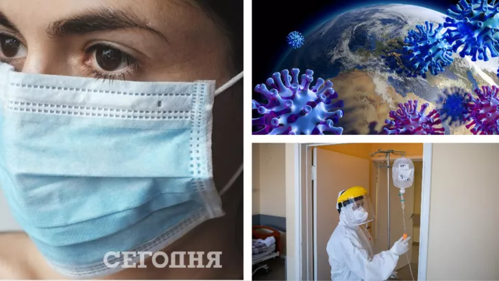 В Украине продолжают фиксировать новые случаи коронавируса. Фото: коллаж "Сегодня"