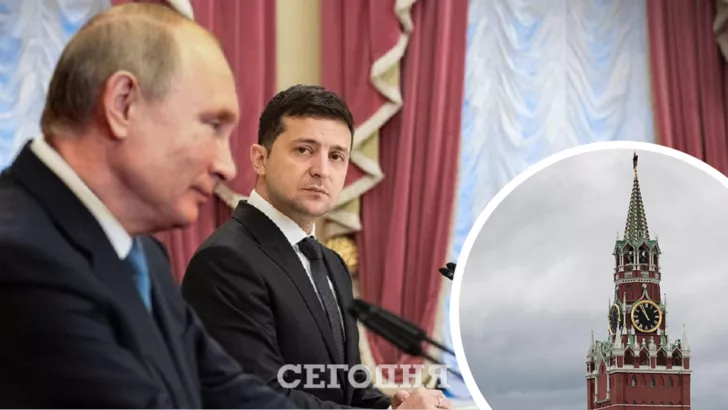 Владимир Путин (слева) и Владимир Зеленский (справа). Фото: коллаж "Сегодня"