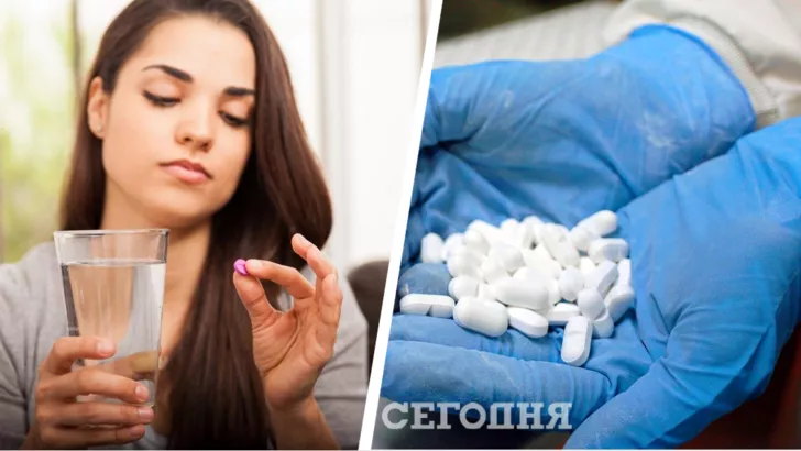 Украинцы могут лечить коронавирус таблетками. Фото: коллаж "Сегодня"