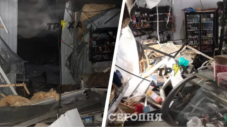 В Харьковской области пьяный водитель на авто разгромил магазин. Фото: коллаж "Сегодня"