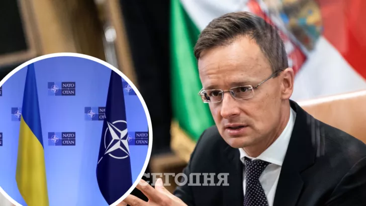 Петер Сийярто назвал условие согласия Венгрии на Украину в НАТО. Коллаж "Сегодня"