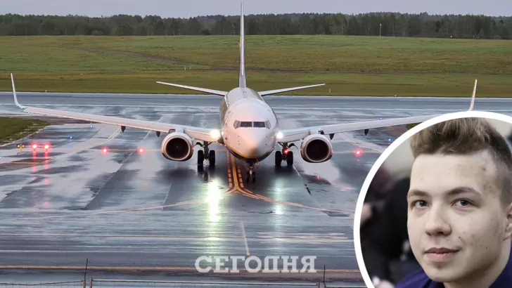 Самолет приземлили намеренно, чтобы задержать Романа Протасевича/Коллаж: "Сегодня"