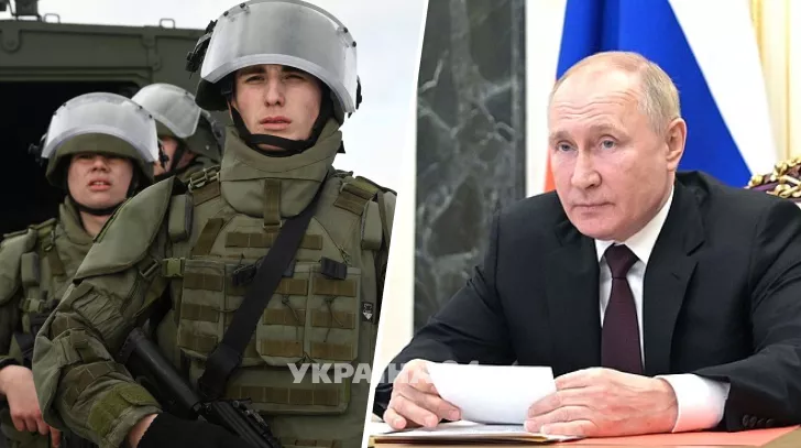 Российские военные и Владимир Путин. Коллаж "Сегодня"