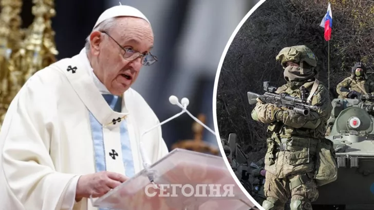 Папа Римський закликав молитися за Україну через загрозу вторгнення РФ