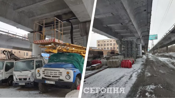 В столице на время прекратили ремонт Южного моста