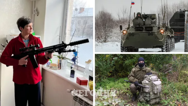 Большинство опрошенных украинцев готовы стать на защиту страны с оружием в руках. Фото: коллаж "Сегодня"