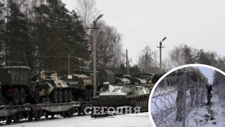 Белорусские военные едут к границе с Украиной