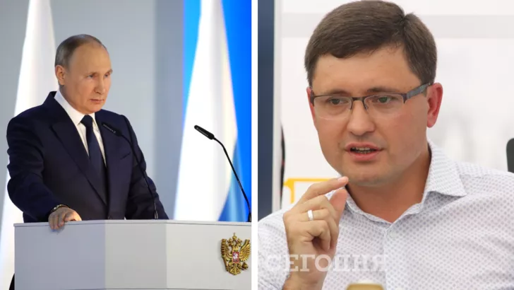 Вадим Бойченко наголосив, що дії Путіна відбиваються на життю громадян Росії/Колаж: "Сьогодні"