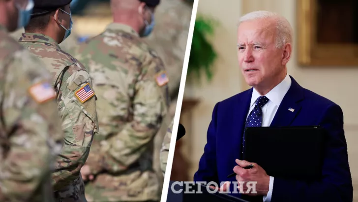По словам Байдена, численность войск будет небольшой/Фото: коллаж: REUTERS/Tom Brenner, facebook.com/president.gov.ua/"Сегодня"