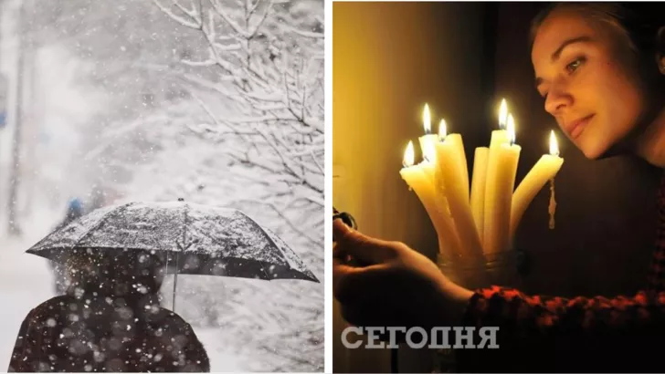 Несколько регионов Украины остались без света из-за непогоды. Фото: коллаж "Сегодня"