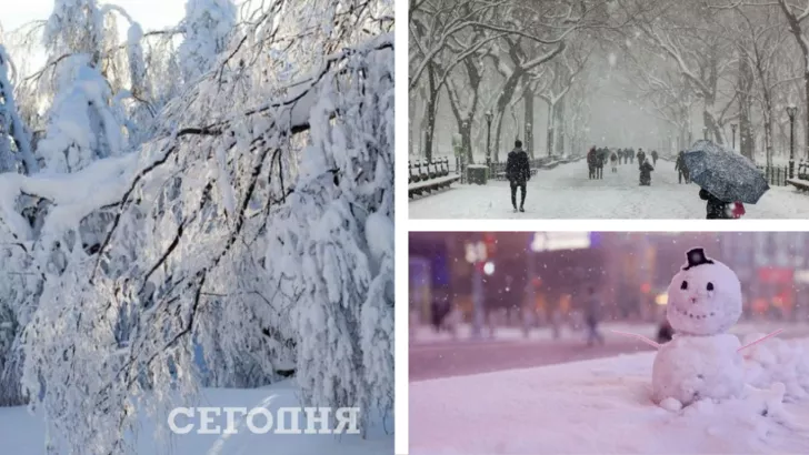 На востоке Украины зима задержится дольше всего. Коллаж "Сегодня"