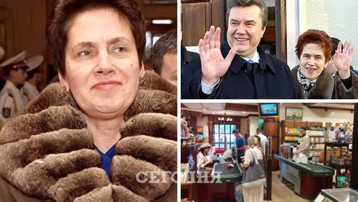 Супруга бывшего президента Людмила Янукович владеет сетью магазинов в Крыму  Фото: Коллаж "Сегодня"