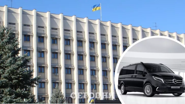 Одесский облсовет купил Mercedes-Benz V-Class Avantgarde. Фото: коллаж "Сегодня"