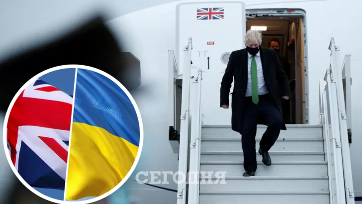 Борис Джонсон прибыл в Украину