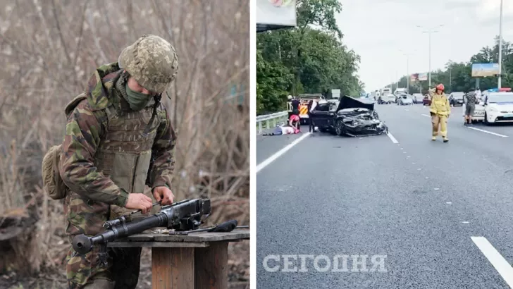 Польща передасть Україні зброю, а журналісти оприлюднили відео з нагрудних камер поліцейських, які перебували на місці ДТП з Трухіним/Колаж: "Сьогодні"