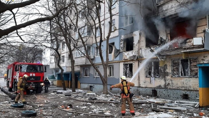 Место инцидента/Фото: ГСЧС Украины