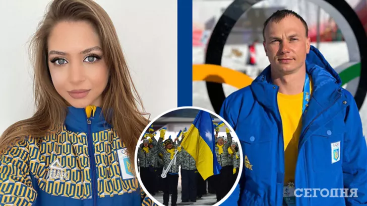 Александра Назарова и Александр Абраменко будут знаменосцами Олимпийской сборной Украины