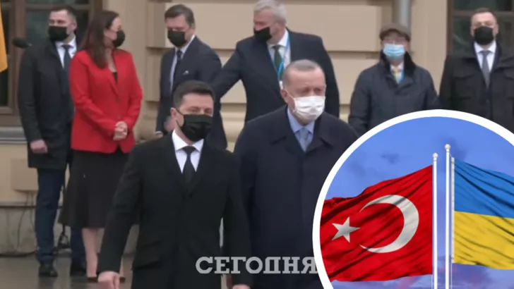 Президент Украины и президент Турции