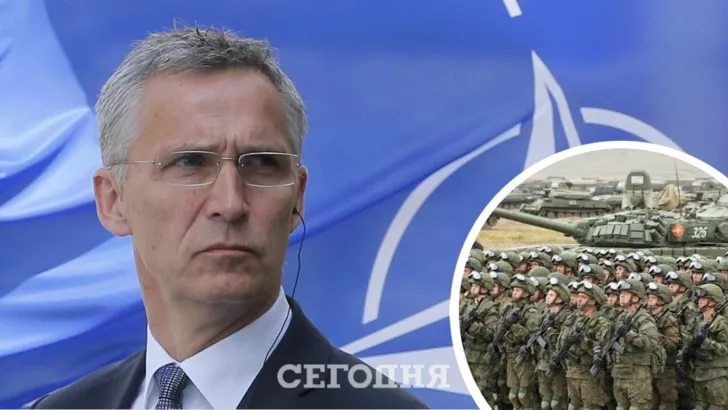 Генсек НАТО Йенс Столтенберг (справа). Фото: коллаж "Сегодня"