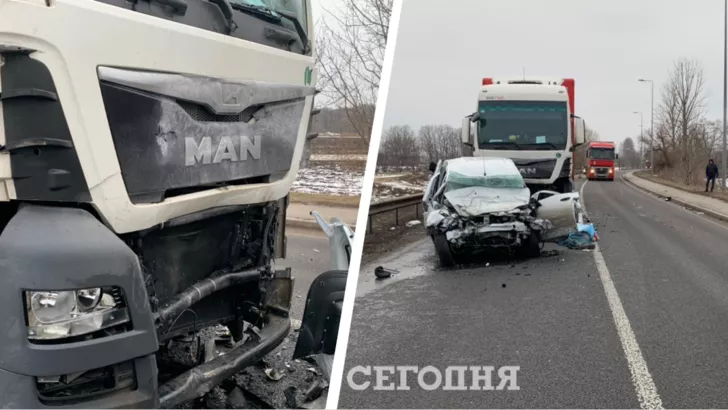 В Винницкой области в ДТП погиб водитель легковушки. Фото: коллаж "Сегодня"