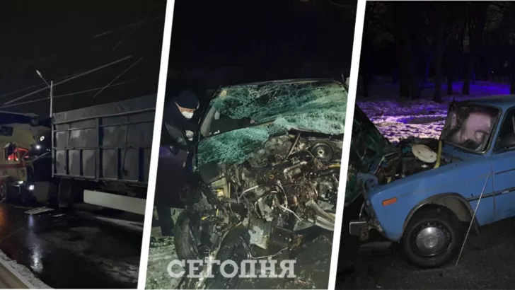 В Донецкой области произошло три аварии. Фото: коллаж "Сегодня"